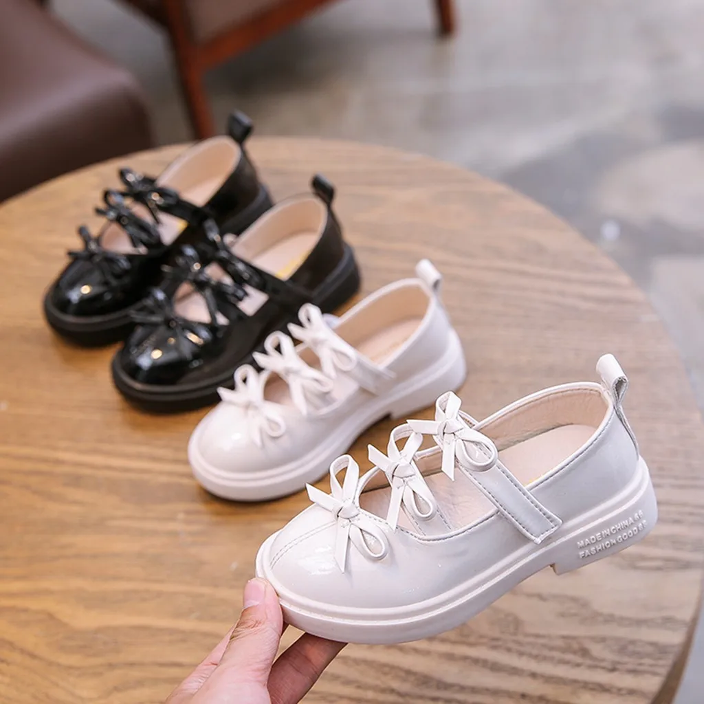 Туфли детские резиновые Нескользящие без шнуровки с бантом | Детская одежда и