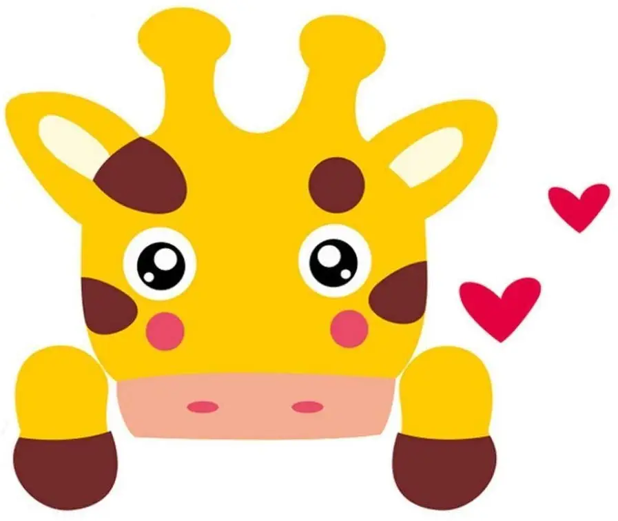 2 шт милый стикер для выключателя с изображением животного кота обезьяны Льва