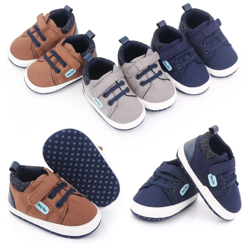 

Spring Autumn Baby Girls Boys Sneakers Solid Classic Canvas Shoes Toddler Kid Cotton Soft Sole Casual Shoes First Walker Prewalk