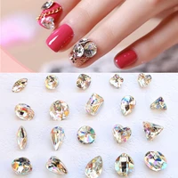 5pcs colorful ab rhinestones for nails crystal rainbow crystal diamonds nail retro jewelry diamonds japan charm ornaments diy 3d
