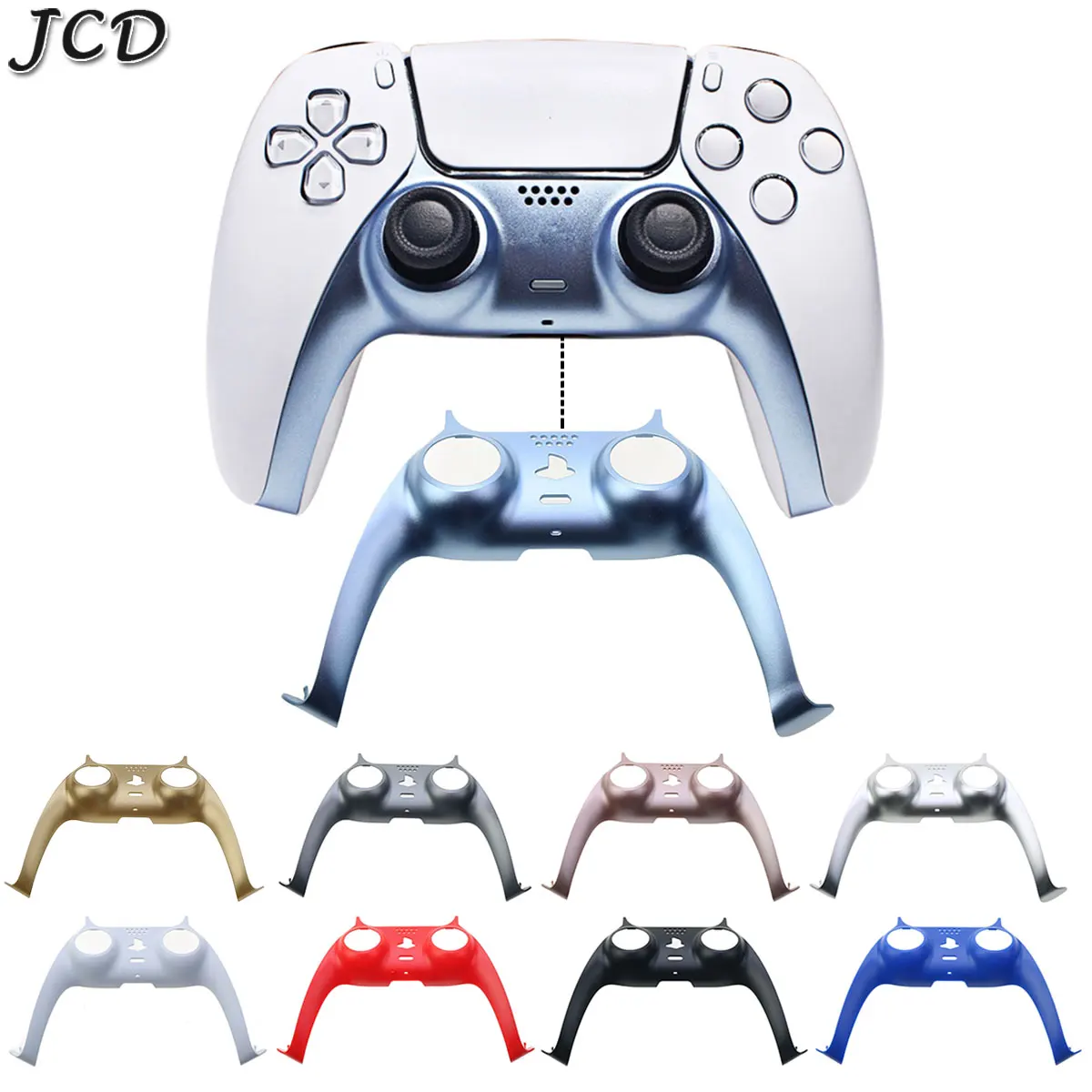 

JCD Decorative Strip For PS5 Controller Joystick Handle PC Decoration Strip For P5 Gamepad Controle Decorative Shell Cover