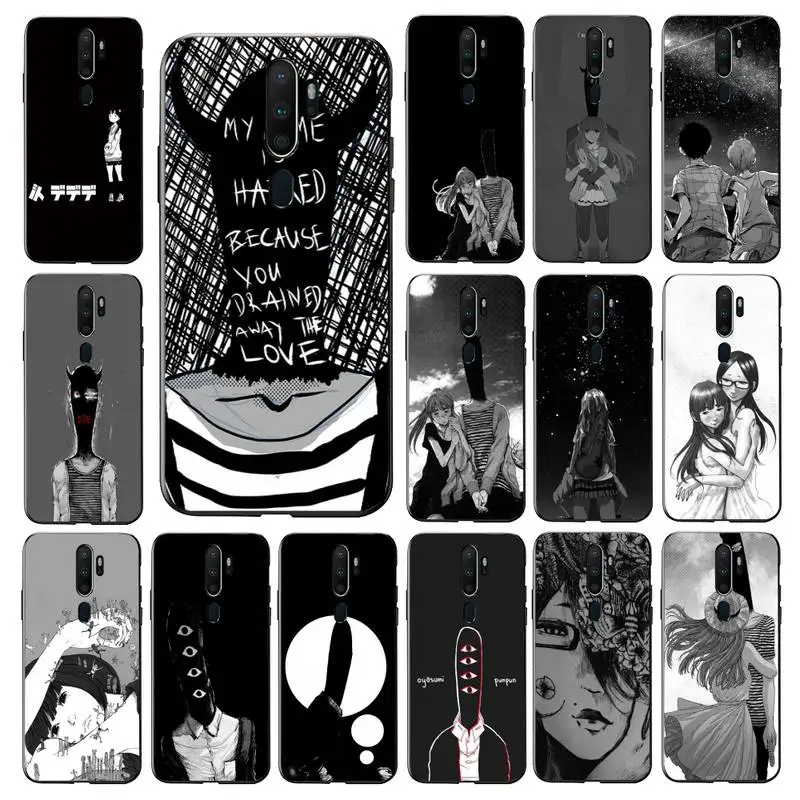 

MaiYaCa Oyasumi Punpun Phone Case for Vivo Y91C Y11 17 19 17 67 81 Oppo A9 2020 Realme c3