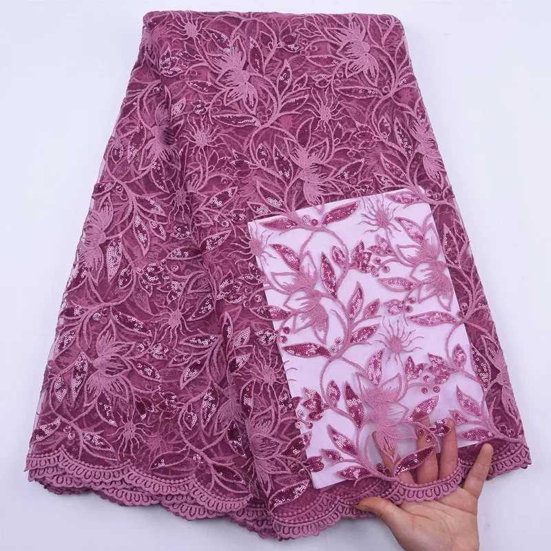 Новое поступление 2020 Нигерийский Африканский тюль кружевная ткань высокое