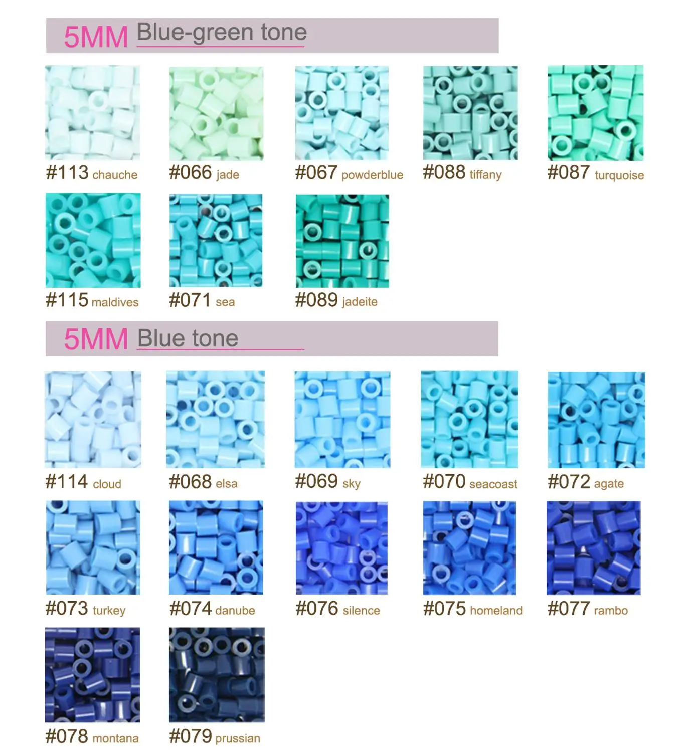 133 шт./упаковка бусины-предохранители для творчества 5 мм | Игрушки и хобби