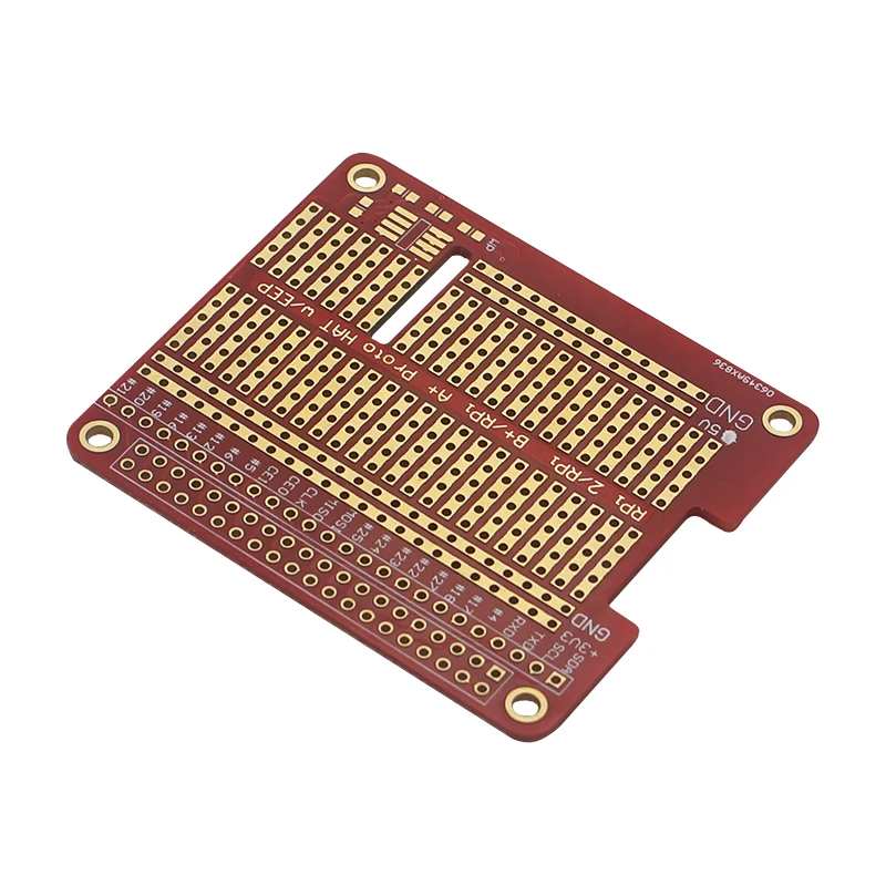 DIY Proto HAT Щит Плата расширения для Raspberry Pi 4 Модель B/3B+/3B красный RPI GPIO Плата для