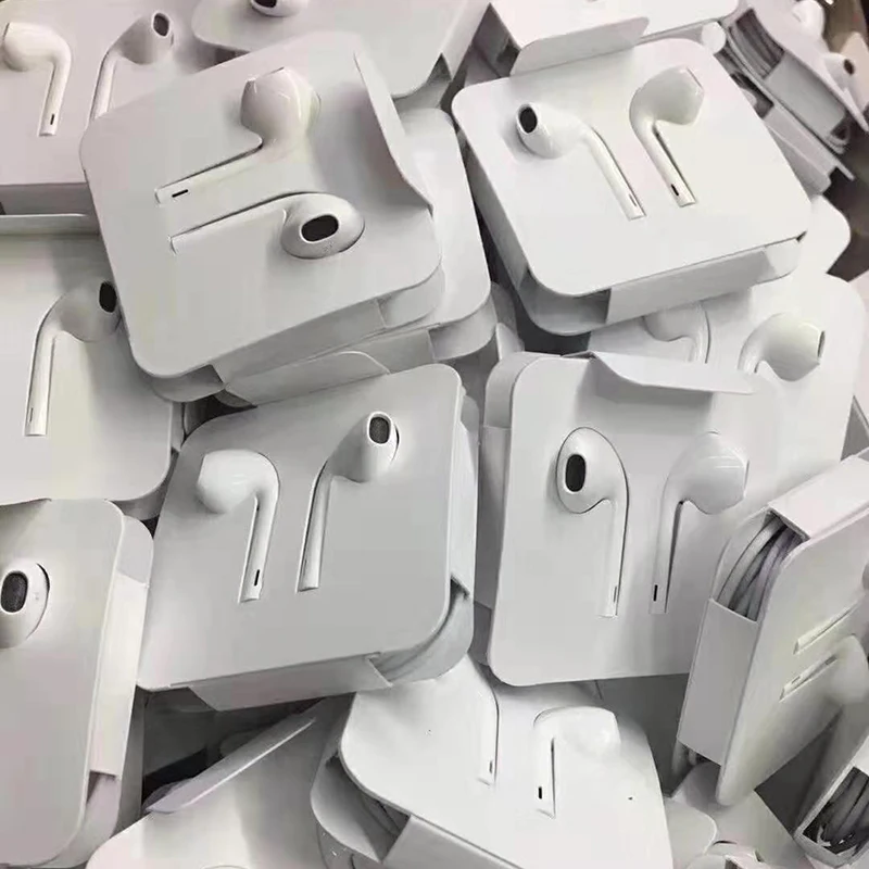 20 шт./лот для iphone освещение наушники с микрофоном проводные стерео Apple iPhone 8 7 Plus X XS