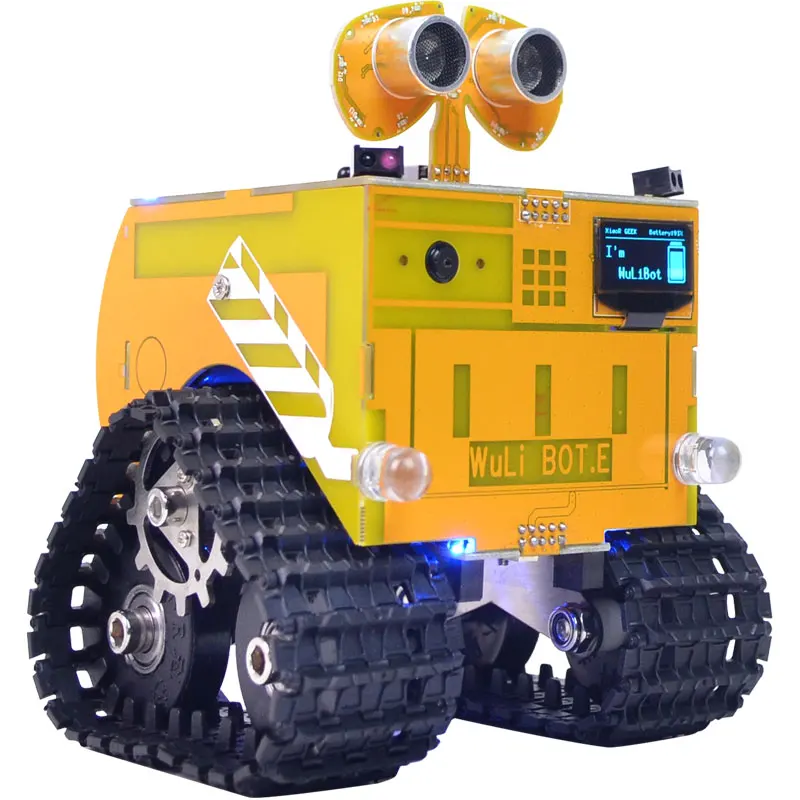 Высококачественный программируемый паровой робот XiaoR Geek WULI Bot Scratch + Mixly с