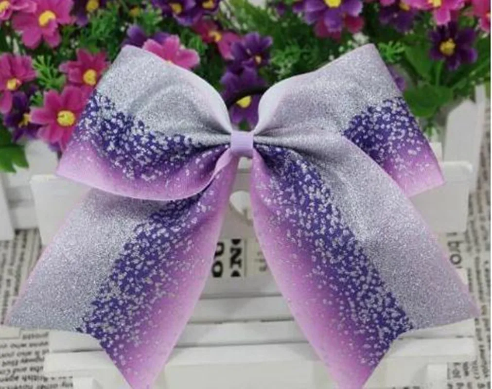 2020 новый серебряный блеск эффектом деграде (переход от темного к Cheer лук танец