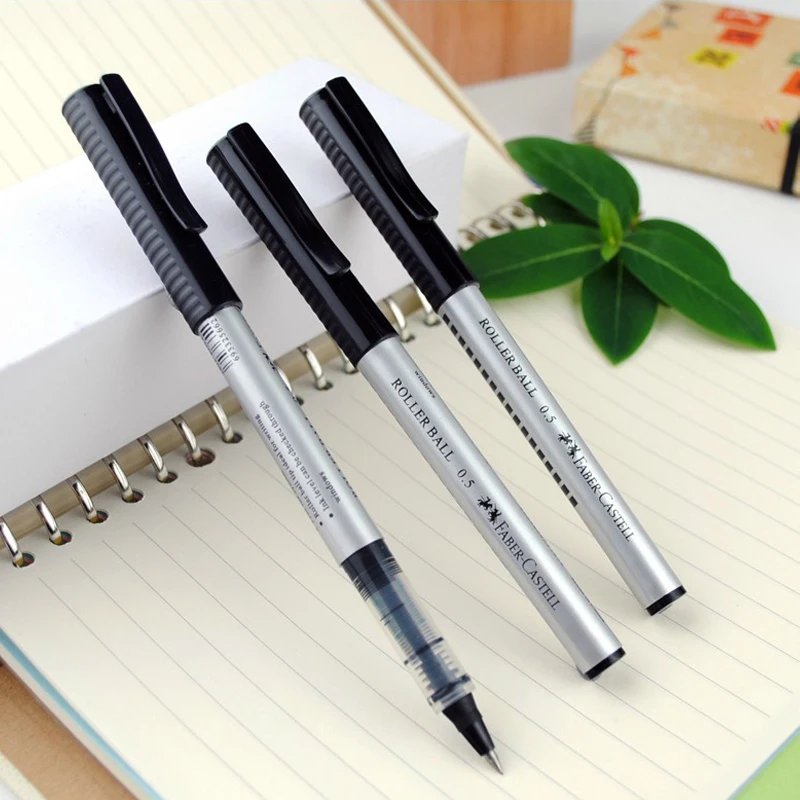 Faber Castell 2493 0 5 мм гелевая ручка для чернил ручки роликовых шариков прямая жидкая на