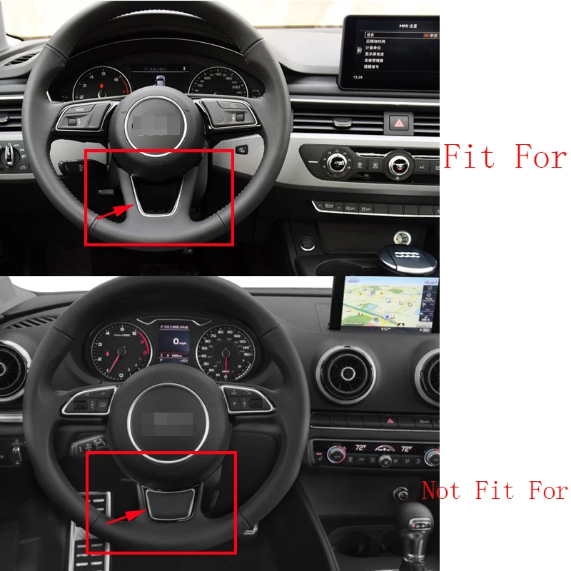 Автомобильные аксессуары чехол для рулевого колеса с логотипом Audi A4 B9 2017 2018 и A3 A5