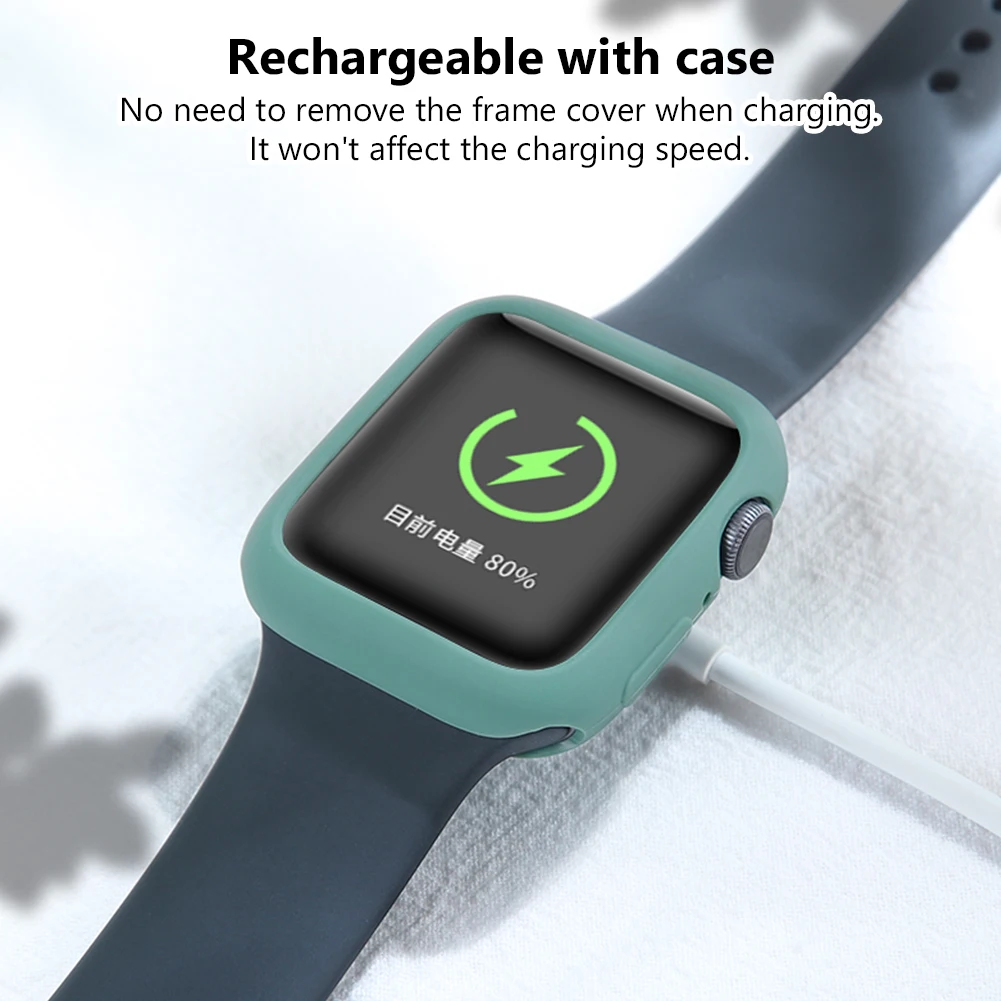 Чехол из мягкого ТПУ и силикона для iWatch Series 3 2 1 38 мм 42 | Электроника