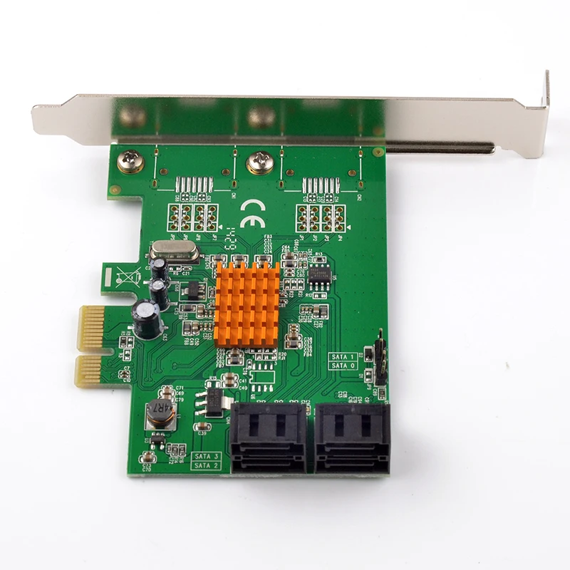 Адаптер для контроллера SATA конвертер PCI-e 4 порта III | Компьютеры и офис