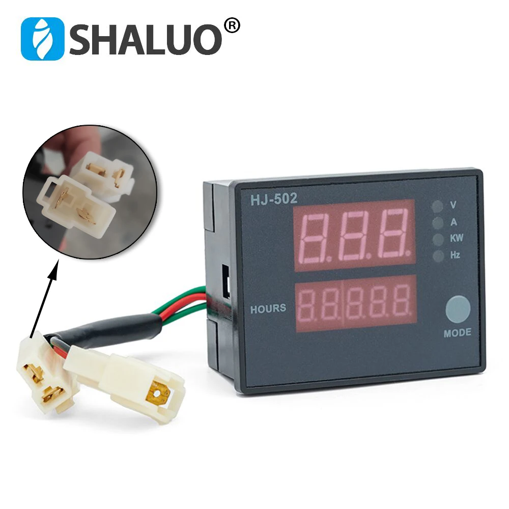 

HJ-502 Цифровой Измеритель двигателя, цифровой многофункциональный измерительный прибор с дисплеем, защита от низкого напряжения 220 В 380 В