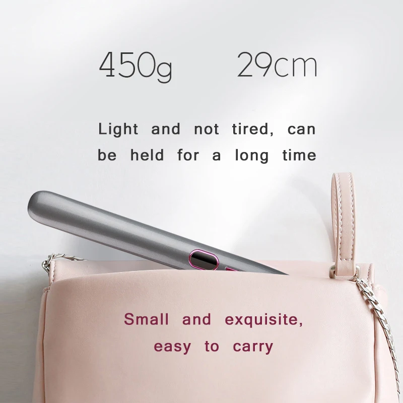 

USA Plug Straight Curler Hair Roller and Straightener Small And Exquisite, Easy To Carry No Battery For Womens's Gift