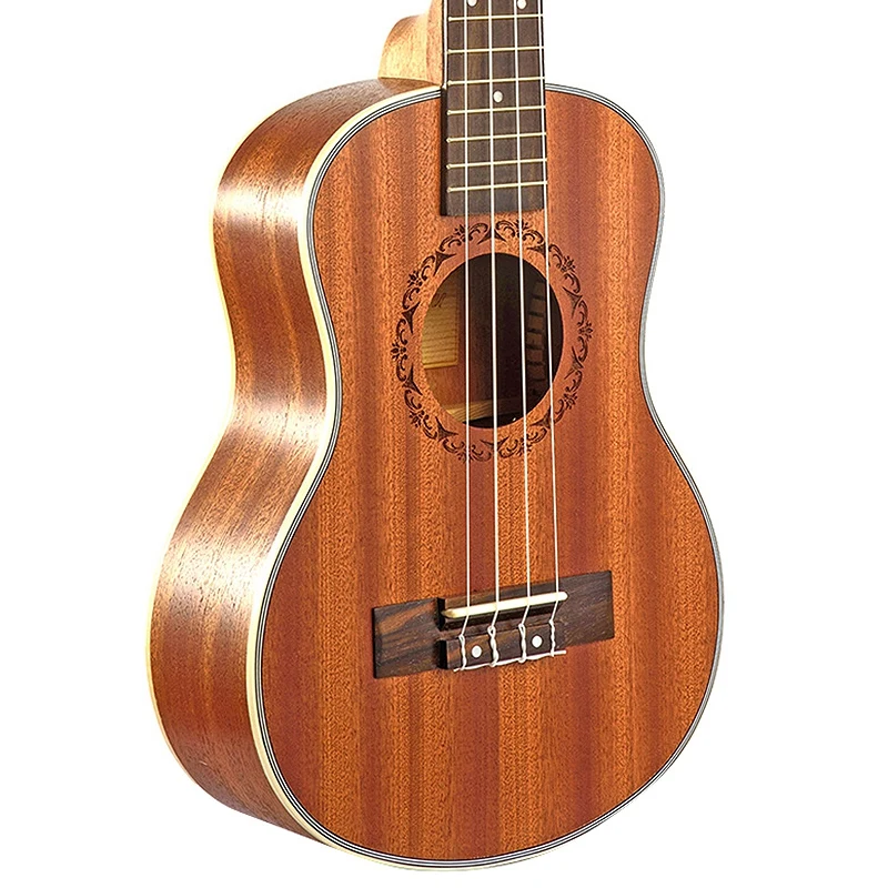 23 дюймовые концертные Гавайские гитары 4 струны из красного дерева гавайская