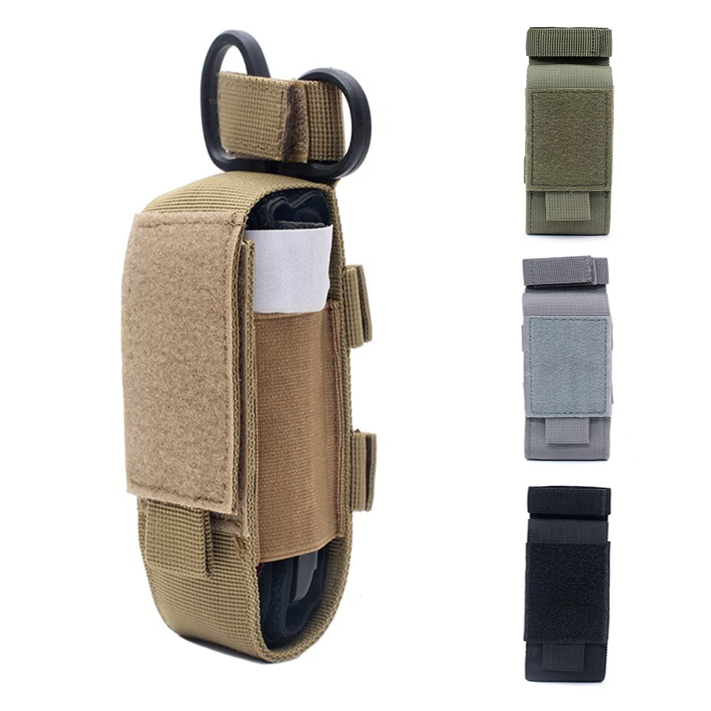 

Tactical EDC Tourniquet Molle Pouch Outdoor Medical Emergency Bag Military Hunting Accessories Knife Flashlight Holster Case
