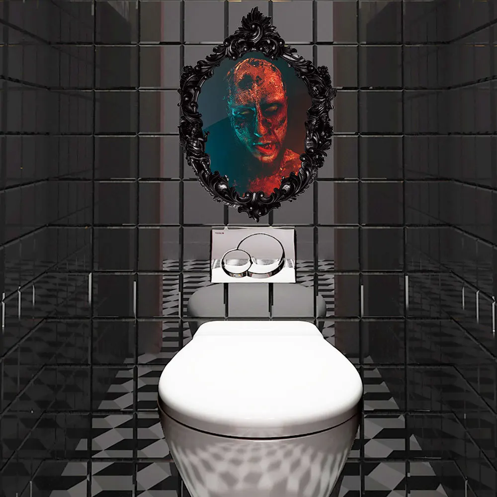 1 шт. наклейка на стену Хэллоуин ужас зомби креативная живопись для гостиной