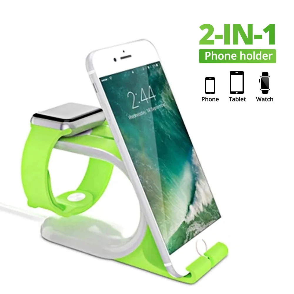 ANKNDO мобильный телефон Настольный держатель Smartwatch зарядное устройство для Iwatch 2 в