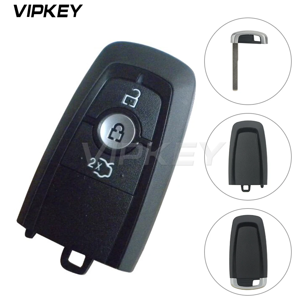 Запасной смарт чехол Remotekey A2C11460302 с 3 кнопками HS7T 15K601 DC для Ford Mustang 2017|Ключ от авто| |