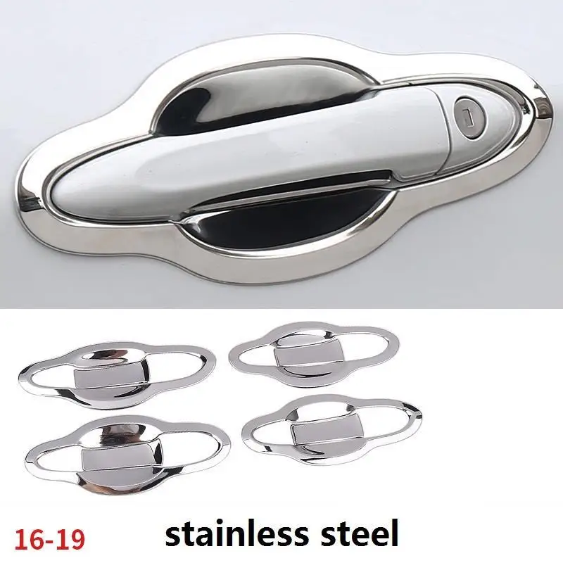 Автомобильная Модифицированная Хромированная ручка дверная внешняя Яркая