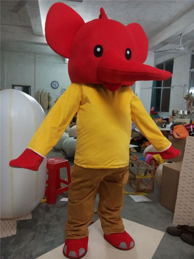 

Elephant Mascot Costume Suits Cosplay Party Game Dress Outfits Clothing Advertising Promotion Carnival Halloween Xmas Easter