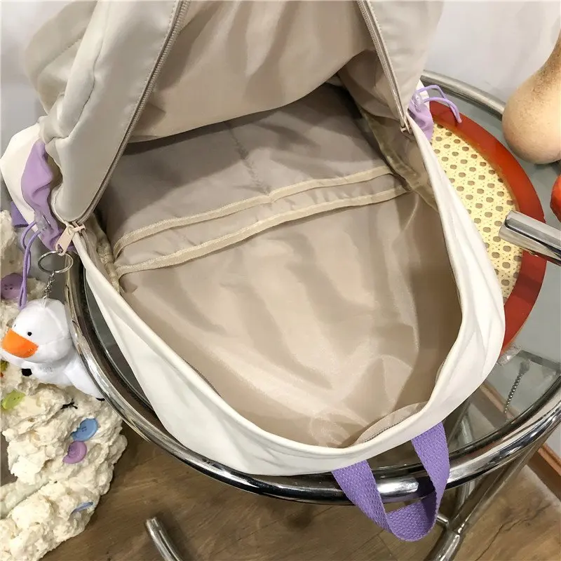 

EnoPella Fashion Women Backpack Waterproof Student School Bag Female Kawaii Back Cute Girl Book Black Rucksack Mochila Harajuku