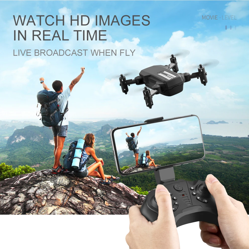 

Halolo Mini RC Foldable Drone 4K 1080P 480P HD Camera FPV WiFi Selfie Helicopter Profesional Drones RC Quadcopter Toys For Boys