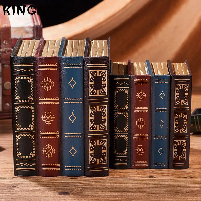 Антикварная фотосессия Декор для дома книжный шкаф винтажные аксессуары