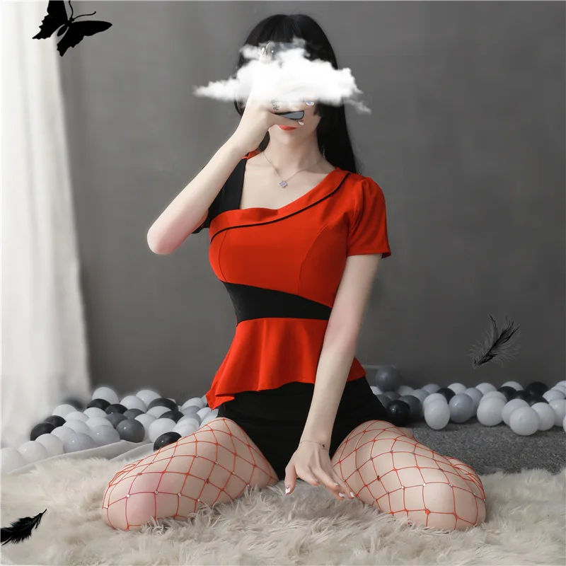 Сексуальный женский топ с оборками сексуальная юбка брюки костюм для выпускного