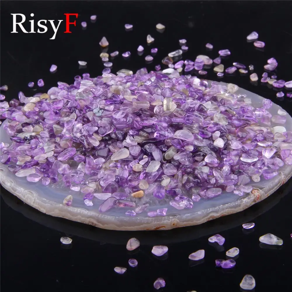 Без отверстия 3 5 мм натуральные кристаллы аметиста бусины 20 г 50 100 нерегулярные