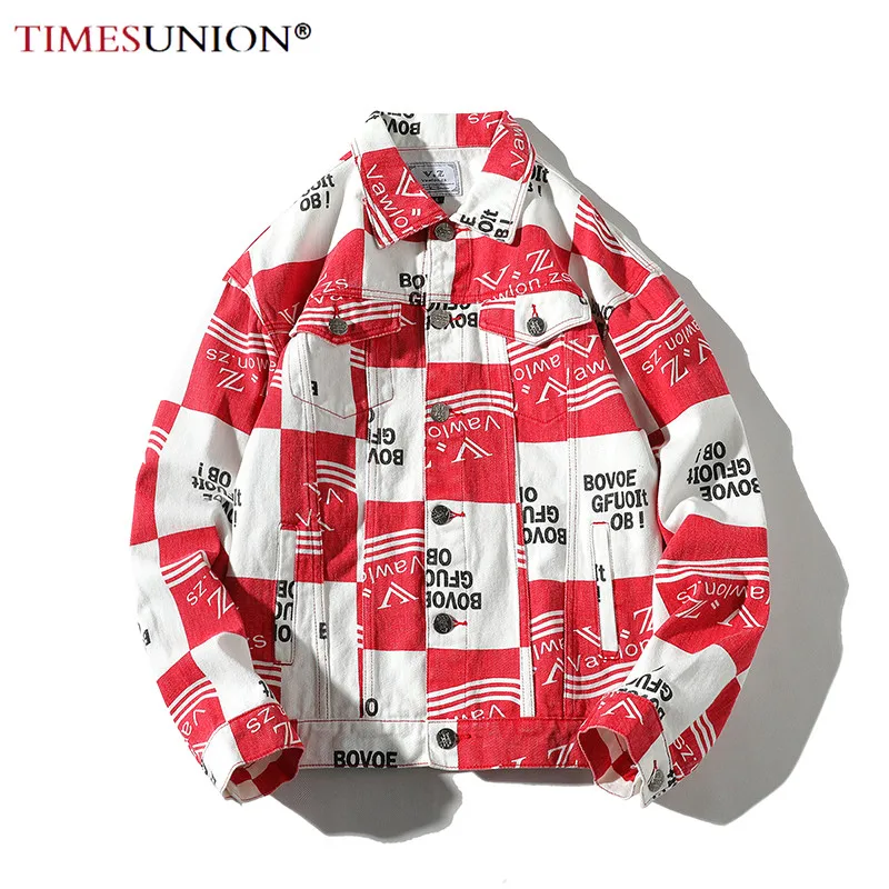 Джинсовая куртка для мужчин и женщин потертая из денима в стиле ретро уличная