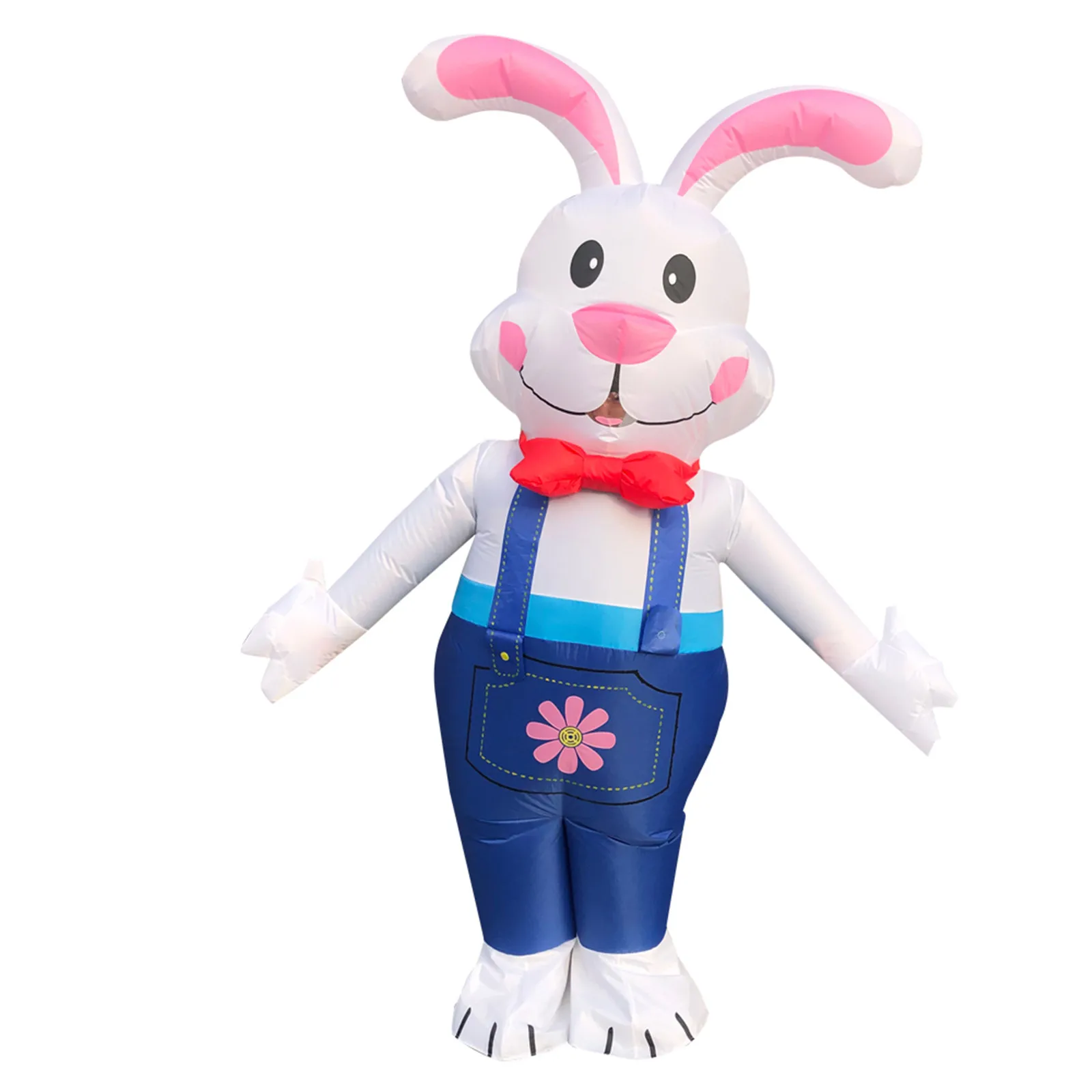 

Easter Bunny Inflatable Costumes Adult Halloween Cosplay Costumes Blow Up Rabbit Role Play Fancy Party Dres Man Woman