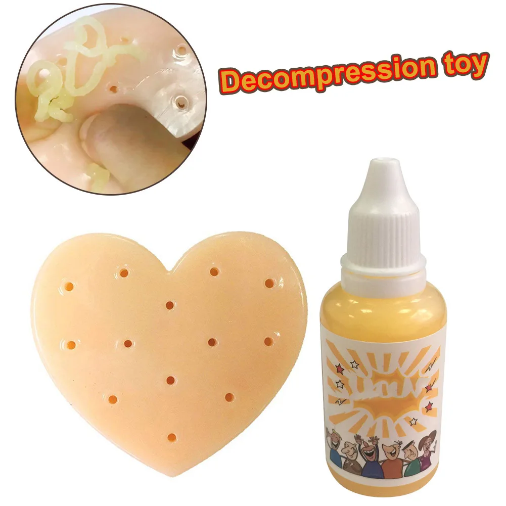 Игрушка для сжимания акне персиковый прыщик снятие стресса|Шутки и розыгрыши| |