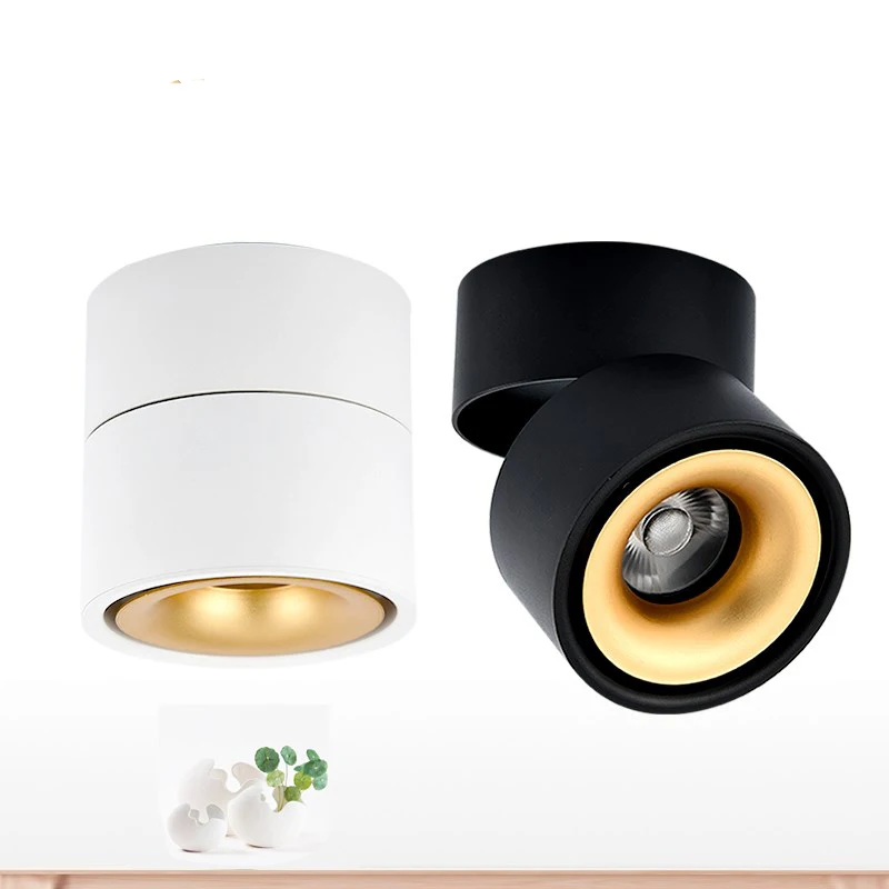 10pcs/lot High Power Adjustable Surface Mounted LED Downlight Warm Cool White 15W 20W COB Down Light Indoor light | Лампы и освещение
