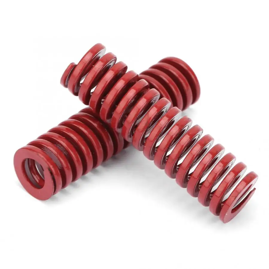 

2Pcs Mould Springs High Accuracy Steel Medium Light Loading Spiral Stamping Compression Die Spring OD 10mm ID 5mm Red