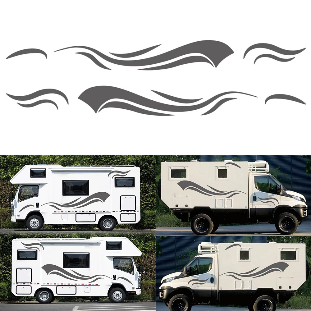 Автомобильные полосы для дома на колесах виниловые графическая наклейка