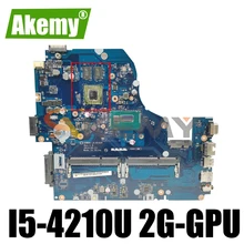 Z5WAH LA-B162P BA-B991P For Acer EK-571G E5-531 E5-571G V3-572G Laptop Motherboard With I5-4210U GT820M/840M 2G-GPU 100% Working