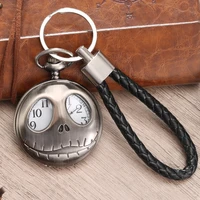 mens pocket watch fashion men women chain vintage quartz fob steampunk pendant watches with leather rope for gifts 2021