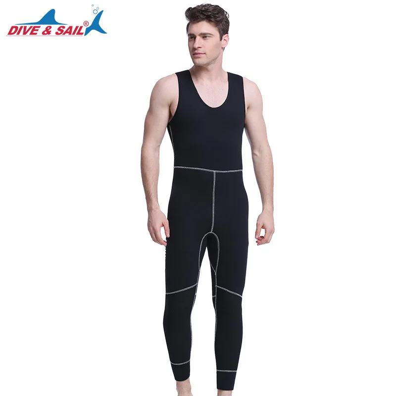 Гидрокостюм для дайвинга 5 мм из 2 предметов неопреновый костюм подводного