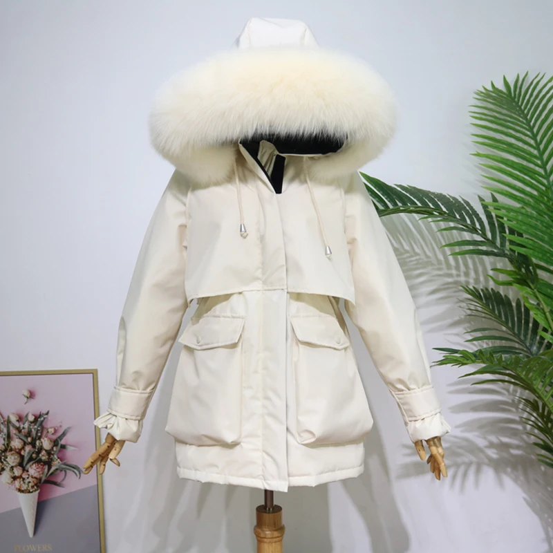 Женский пуховик на молнии с капюшоном и поясом зиму|Женские пуховики| |