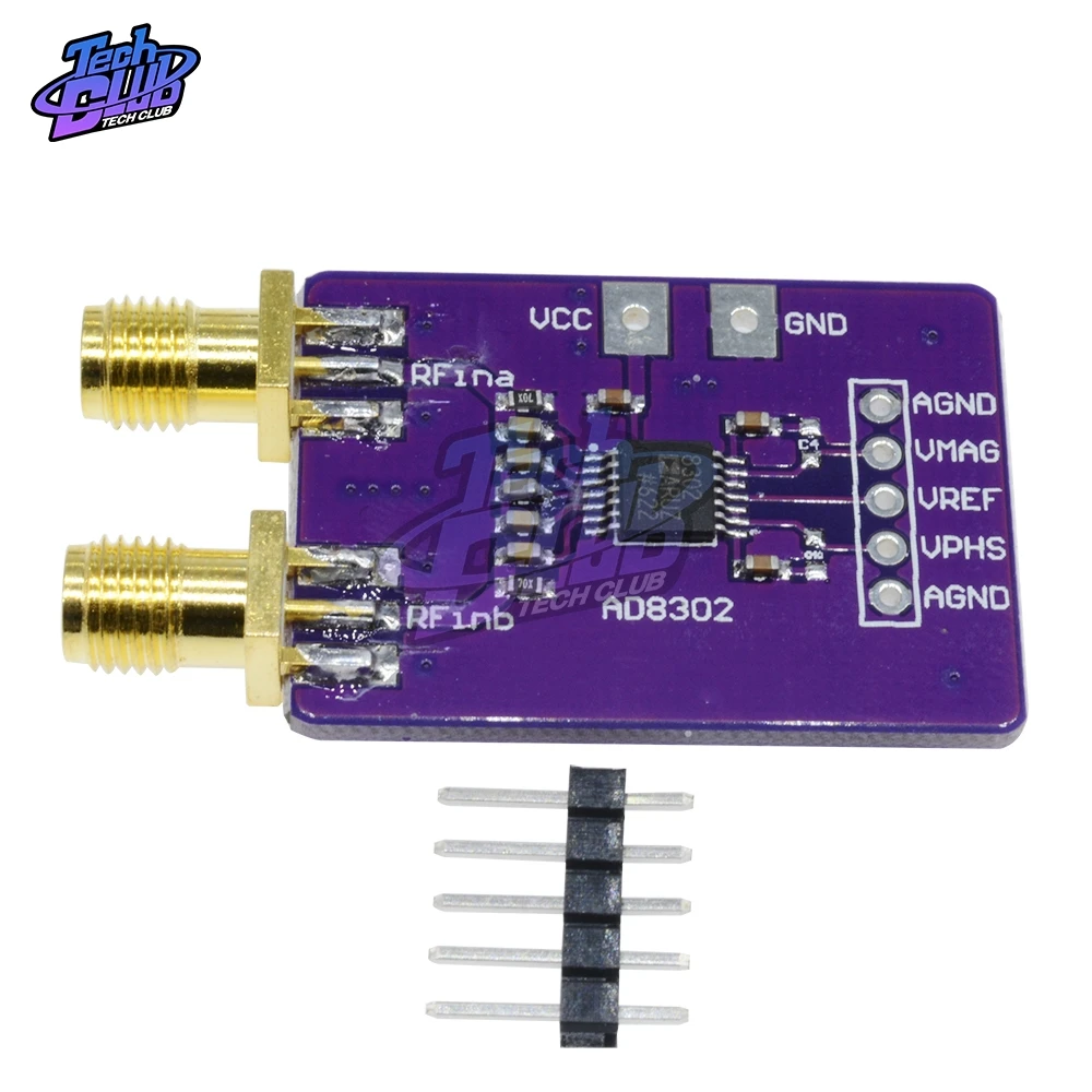 AD8302 амплитудно фазный модуль радиочастотного детектора если фаза обнаружения 2 7
