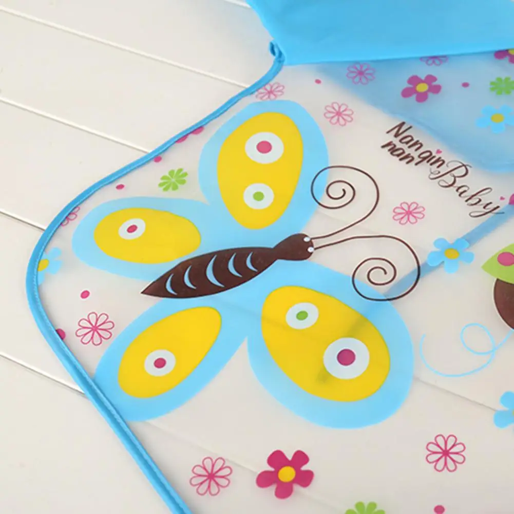 

Baby Bibs Waterproof Long Sleeve Apron Cute Feeding Smock Bib Baby Care Stuff Accessories Children Feeding Smock Bib Hot Sale