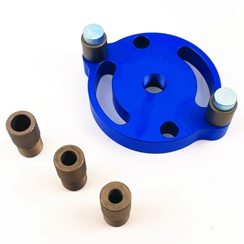 

Aluminum Alloy Self-Centering, Dowel Jig Wood Panel Puncher Hole Locator Beech Center Hole Position Measuring