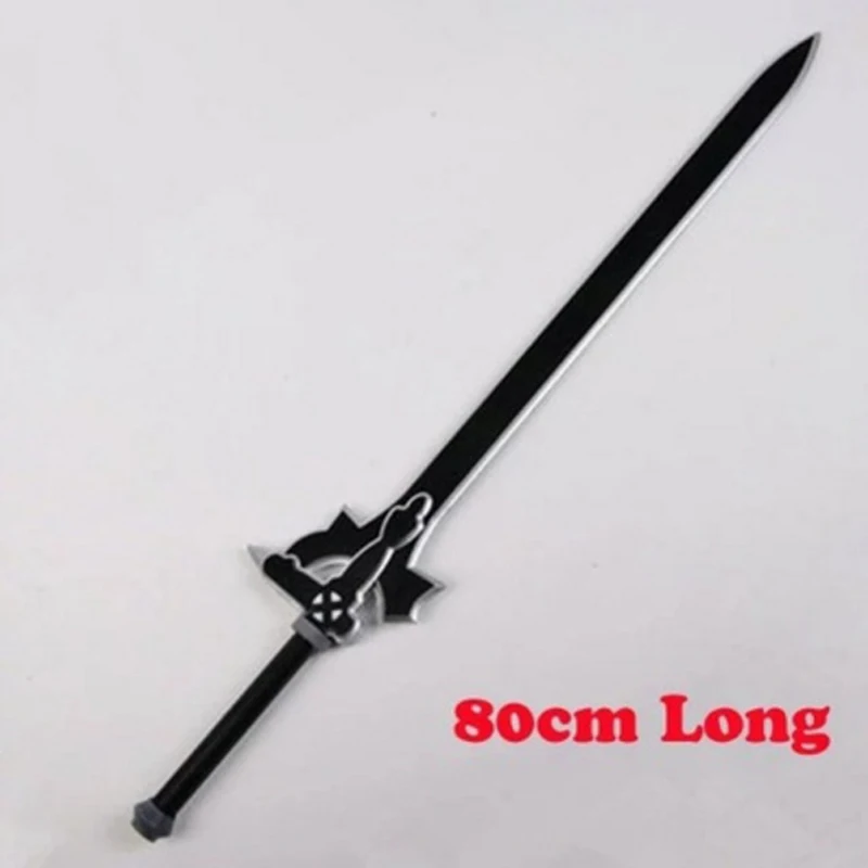 Sword art online SAO Kirito Kazuto Elucidator/Dark Repulser/черный меч Косплей Аниме из ПУ меч|Реквизит для