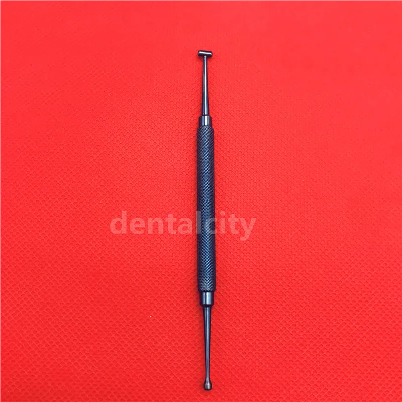 Двухсторонний титановый склеральный Депрессор с карманным зажимом