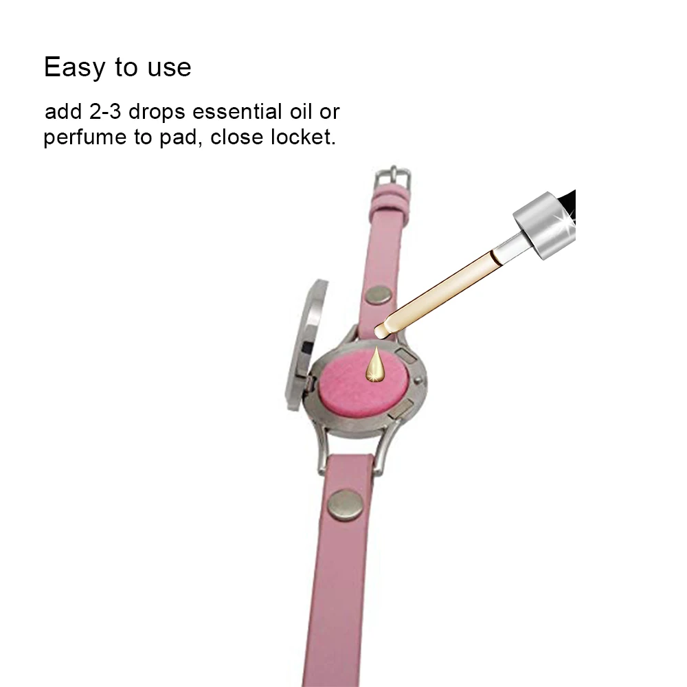 Браслет с диффузором для ароматерапии в виде единорога медальон из нержавеющей