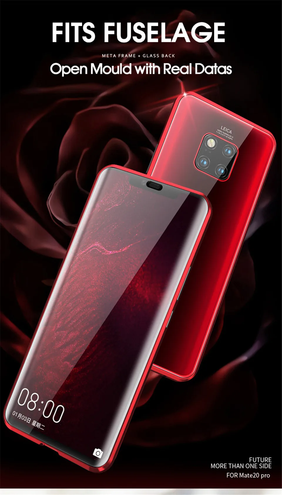 360 магнитный чехол на для huawei P20 lite Pro двойной передний задний Чехол из закаленного стекла для huawei P30 mate 20 Lite Pro прозрачный чехол на для Хуавей П20 П30 Мейт 20 Лайт про