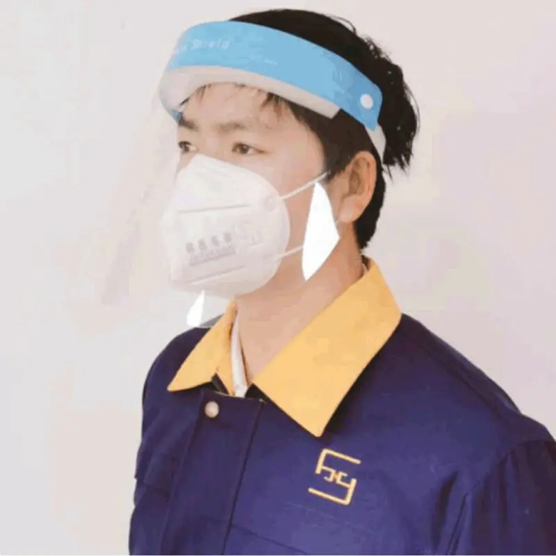 Регулируемая Пылезащитная Полнолицевая маска с защитой от капель козырек для