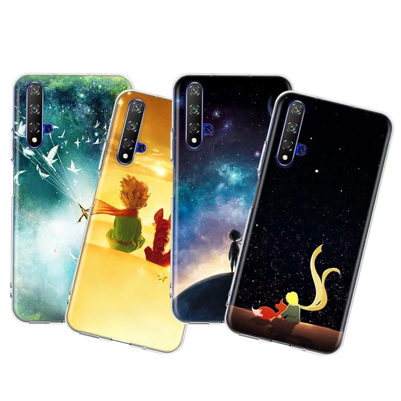 

The Little Prince With the fox Silicone Cover For Honor 20 30 20S 20E 30i 30S V20 V30 Lite Pro Plus 5G Transparent Phone Case