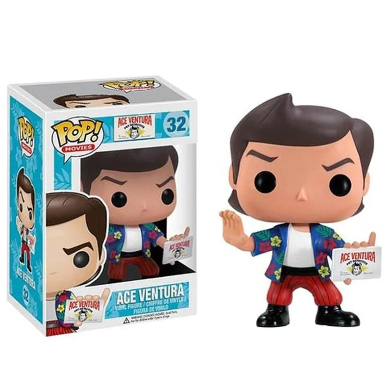 Funko Pop фильмы виниловые фигурки 32 # ACE VENTURA коллекция экшн-Фигурки игрушки декор